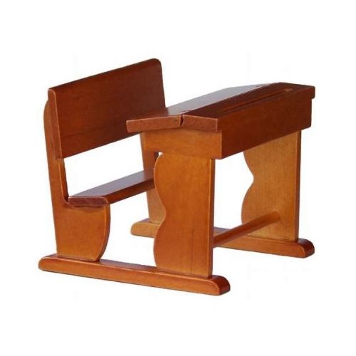 Schulbank mahagony 7x6,5cm