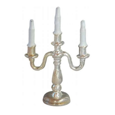 Kerzenständer 5 cm silber-antik