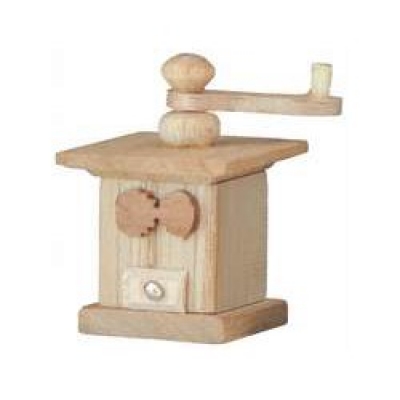 Nostalgische Kaffeemühle Holz natur 2 cm