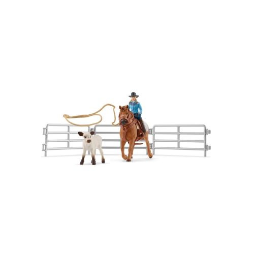 Schleich - 42577 - Team Roping mit Cowgirl - 2