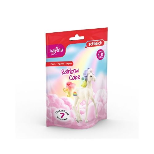 Schleich - 70742 - Sammeleinhorn Regenbogentorte