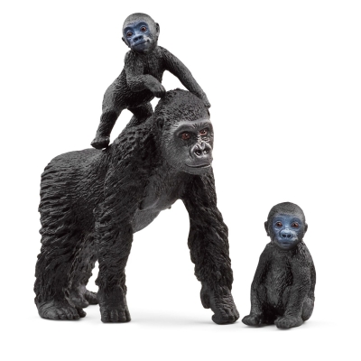 Schleich - 42601 - Flachland Gorilla Familie