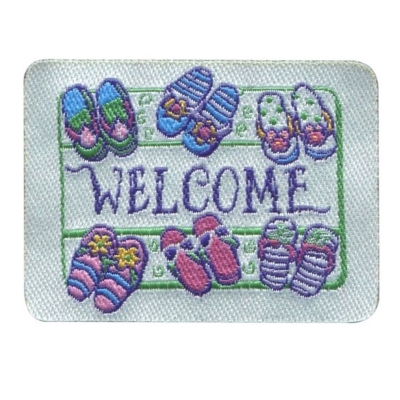 Fußmatte Welcome 4,9 x 3,6 cm