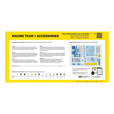 Figurenset Racing Team +  Zubehör 1:24 - 4