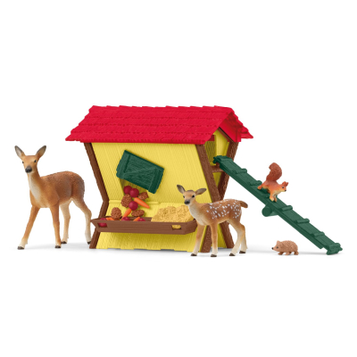 Schleich - FARM WORLD 42658 - Fütterung der Waldtiere