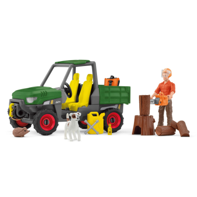 Schleich - FARM WORLD 42659 - Waldbauer mit Fahrzeug
