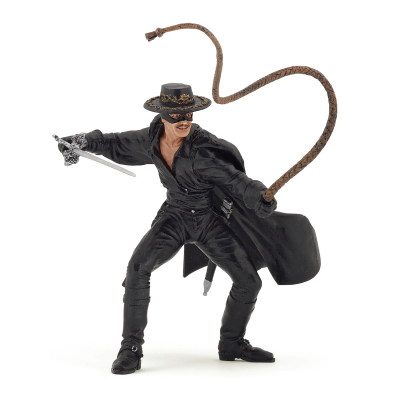 Papo - HISTORISCHE FIGUREN  - Zorro mit Peitsche