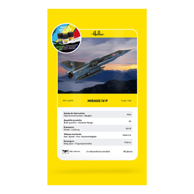 STARTER KIT Kampfflugzeug MIRAGE IV P - 7