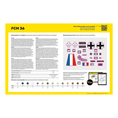 Französischer WWII Panzer FCM 36 - 4
