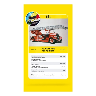 STARTER KIT Feuerwehr Leiterwagen DELAHAYE TYPE 103 POMPIERS - 6