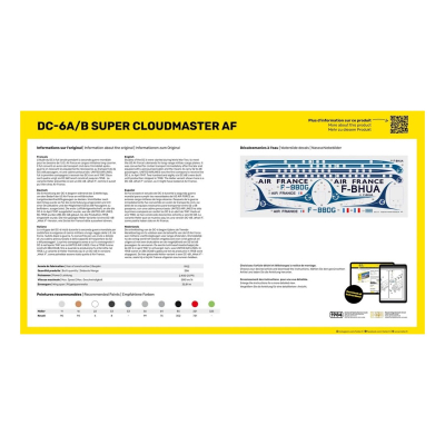 STARTER KIT DC6 Super Cloudmaster Air France - 4