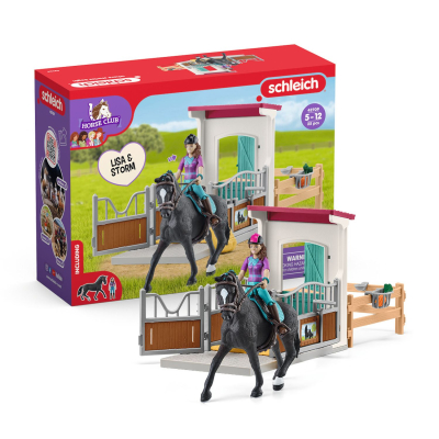 Schleich - 42709 - HORSE CLUB Pferdebox mit Lisa & Storm - 2