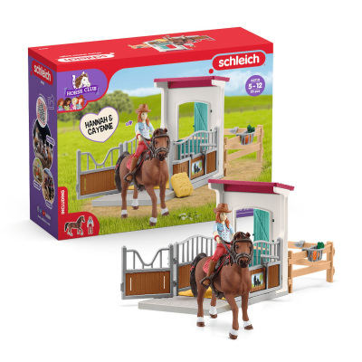 Schleich - 42710 - HORSE CLUB Pferdebox mit Hannah & Cayenne - 2