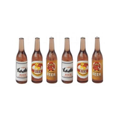 Getränkekiste grau gefüllt mit 12 Bierflaschen - 2