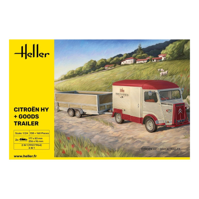 Citroen HY + Goods Trailer 1:24 - 3