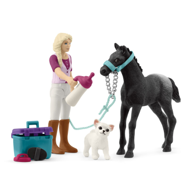 Schleich - 42755 - Horse Club Pflegeset für Fohlen