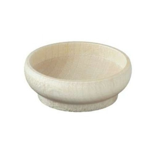 Holzschale 3 cm mit Obstmix 1:12