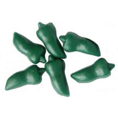 6er Set Paprika grün 1,5 cm