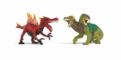 Schleich - 70834 - ELDRADOR  CREATURES Feuersaurier vs. Dschungelechse