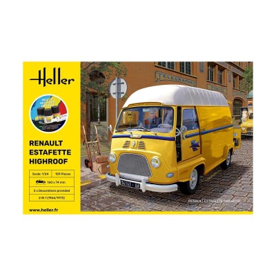 STARTER KIT Transporter Estafette Highroof 1:24 - 3