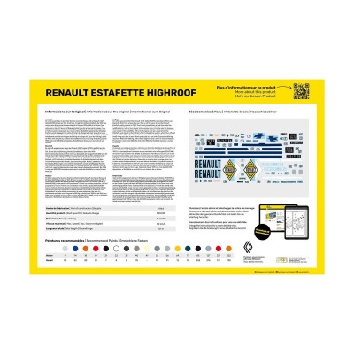 STARTER KIT Transporter Estafette Highroof 1:24 - 4