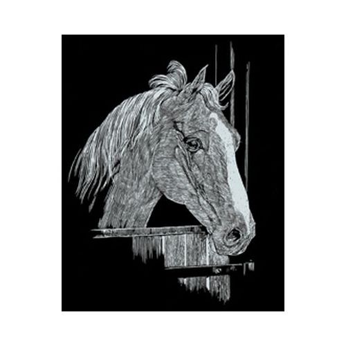 Mini Scraper Silber - Pferd