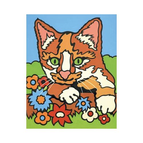 Mein erstes Malen nach Zahlen - Katze und Delfin