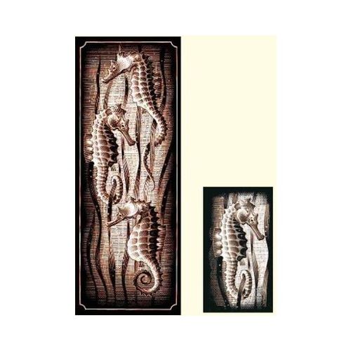 Scraper Kupfer Longstyle - Seepferdchen