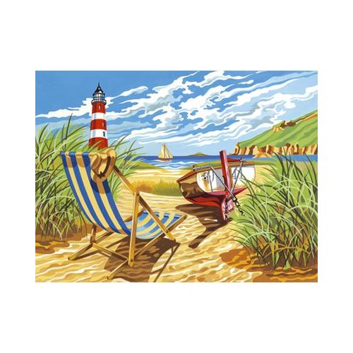 Malen nach Zahlen - Strandidylle