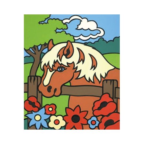 Mein erstes Malen nach Zahlen - Hund und Pferd - 2