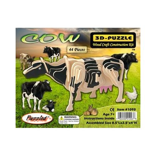 Holzbausatz Kuh  - 3D Puzzle