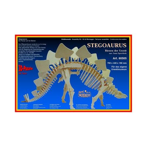 Holzbausatz Stegosaurus - 3D Puzzle