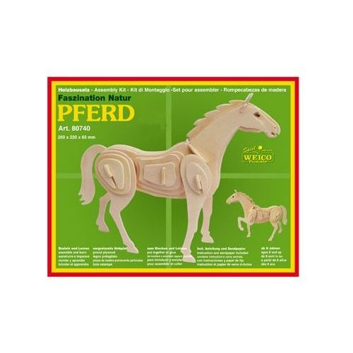 Holzbausatz Pferd 3D Puzzle - 3D Puzzle