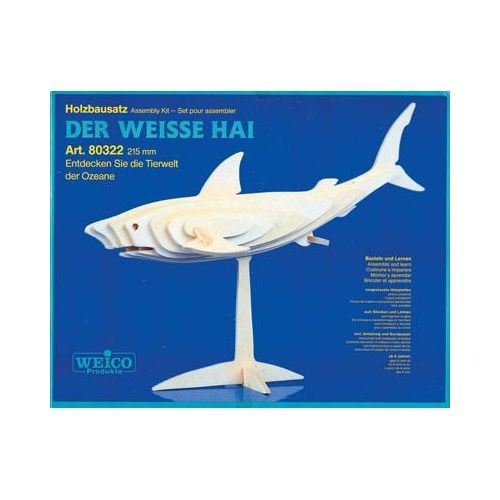 Holzbausatz Hai - 3D Puzzle