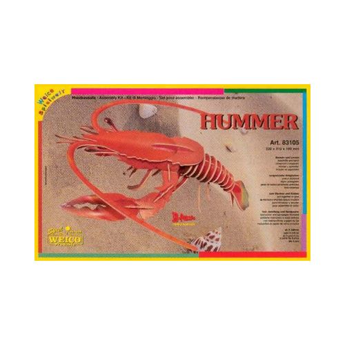 Farbiger Holzbausatz Hummer 3-D Puzzle - 3D Puzzle
