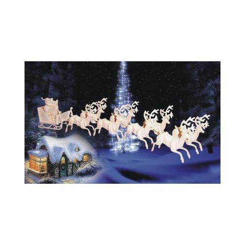 Holzbausatz Santa Claus Schlitten - 3D Puzzle