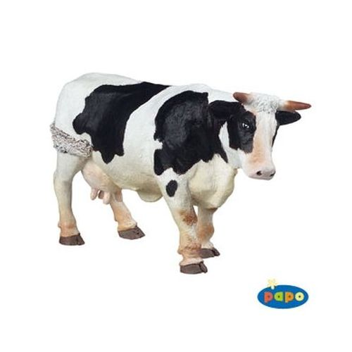 51016 - PAPO Bauernhof - stehende Kuh, schwarzweiß