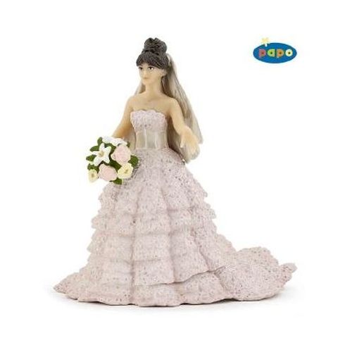 Papo 39070 - Sagen und Märchen - Braut im rosa Spitzenkleid