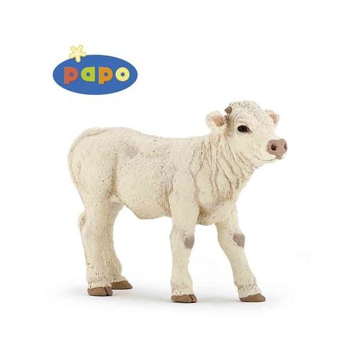 Papo 51157 - Bauernhoftiere Charolais-Kalb