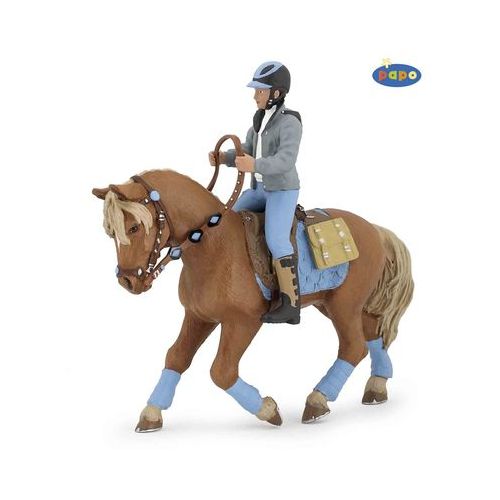 Papo - 51544 & 52008 - Pferdewelt - Pferd & junger Reiter