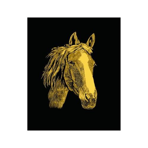Mini Scraper Gold - Pferd