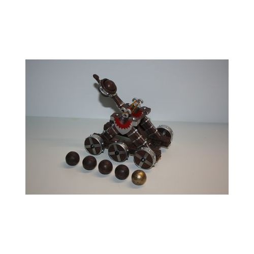 Papo 39345 - Ritter - Katapult. rot mit 5 extra Ersatzkugeln 39261