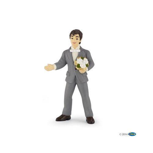 Papo 39012 - Bräutigam mit Blumenstrauß