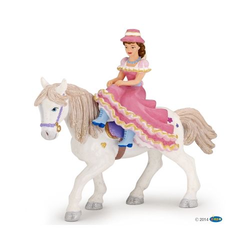 Papo 39074 - Reiterin mit Hut