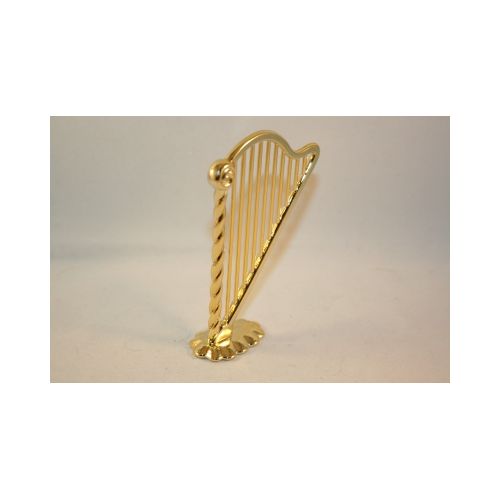 Gold Harfe 10cm Kunststoff