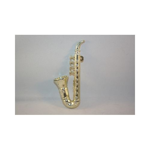 Gold-Saxophon 12cm aus Kunststoff