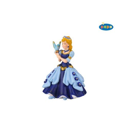 Papo Prinzessin Mit Katze – Handbemalte Spielfigur, Blaue Prinzessin, Für Kinder & Sammler