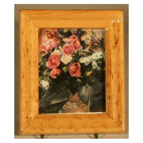 Bild gerahmt 3x4cm - Rosenstrauß von Corinth