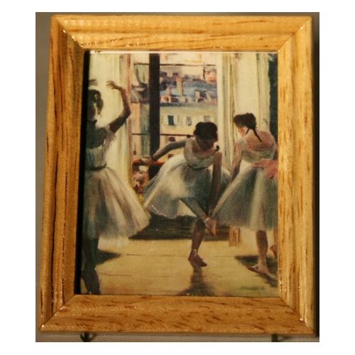 Bild gerahmt 4x5cm - Tänzerinnen von Degas
