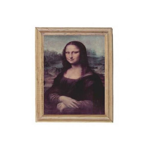 Bild gerahmt 7x5.5cm - Mona Lisa von Leonardo da Vinci